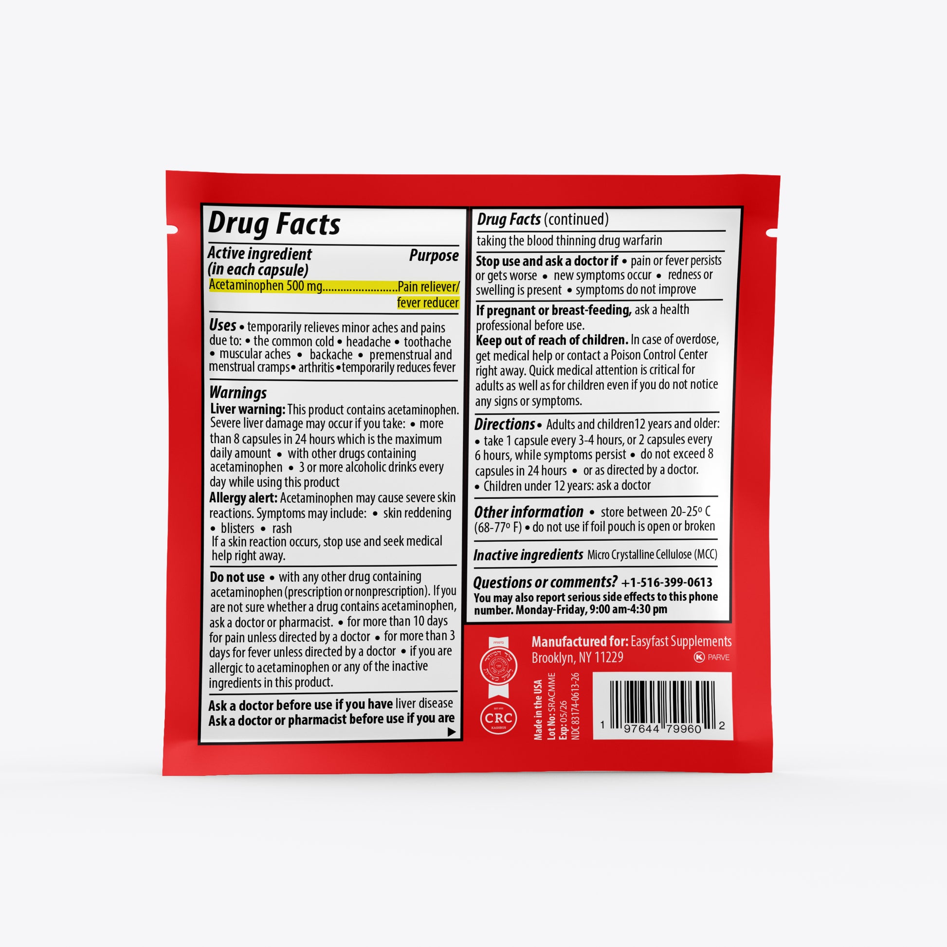 Time-Release Acetaminophen